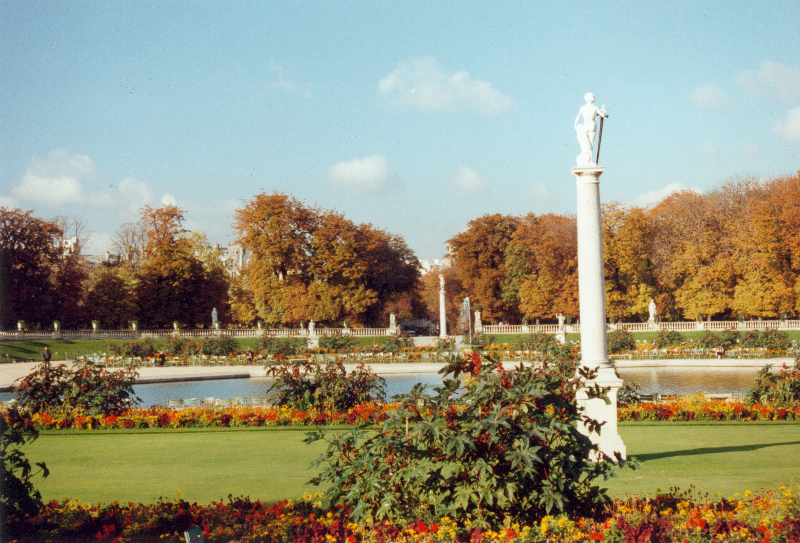 Vue du bassin Ã  l'automne